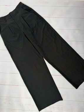NWT Rachel Zoe Black Wide Leg Trouser Pants Size Small